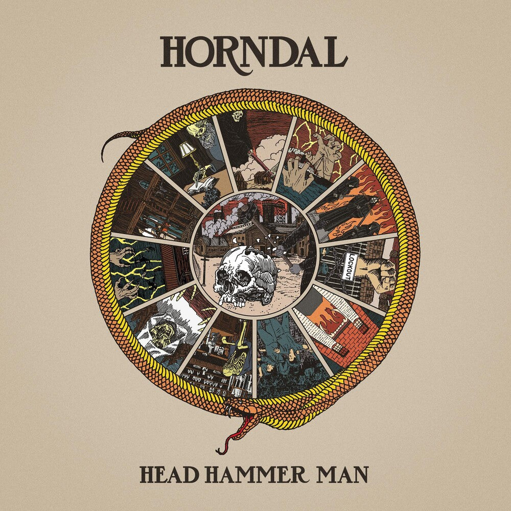 the album cover for Horndal - Head Hammer Man (Blk) [Clear Vinyl]