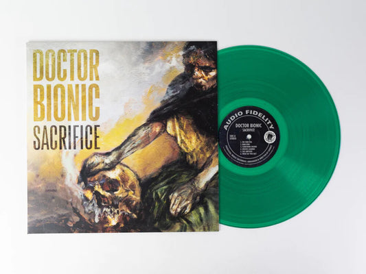 the album cover for Doctor Bionic - Sacrifice - Green [Colored Vinyl] (Grn)