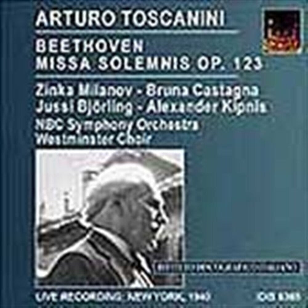 the album cover for Beethoven / Bjorling - Missa Solem