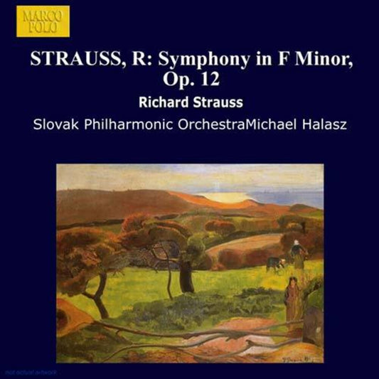 the album cover for R Strauss . - Symphony In F Minor