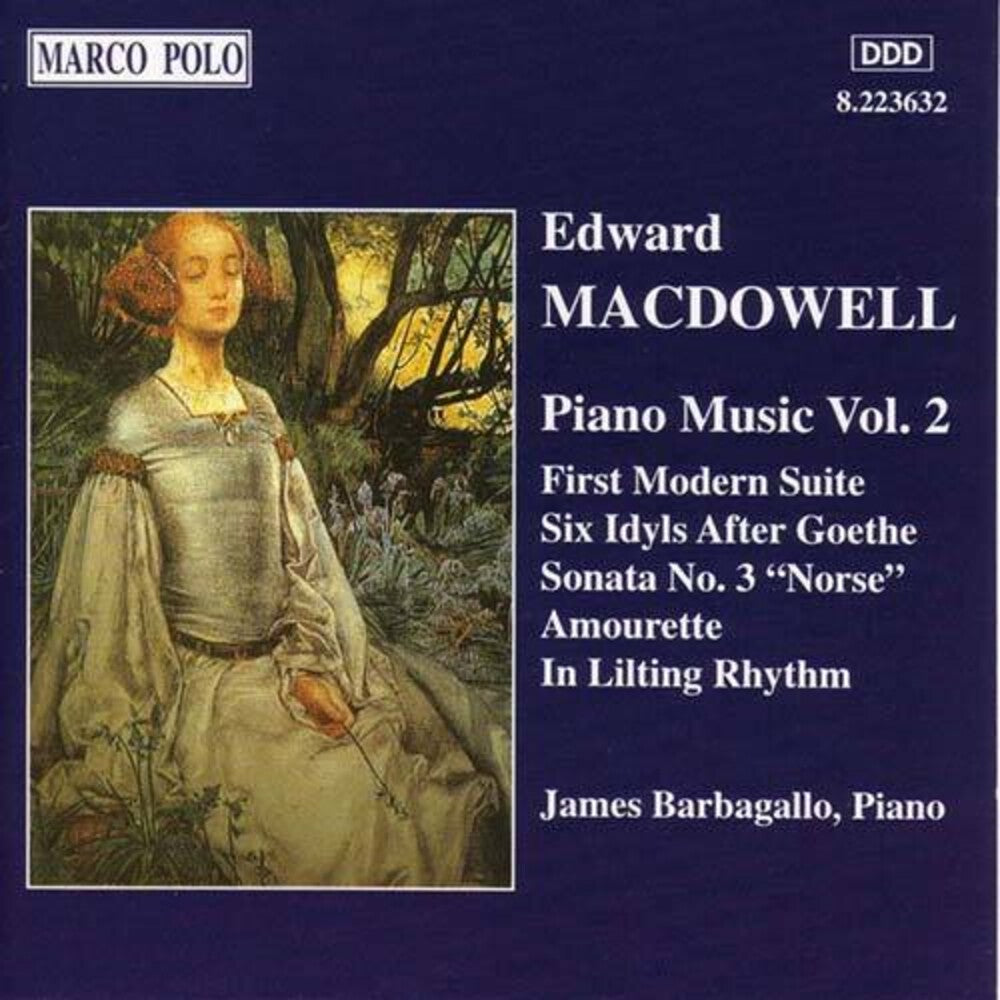 the album cover for Macdowell / Barbagallo - Piano Music 2
