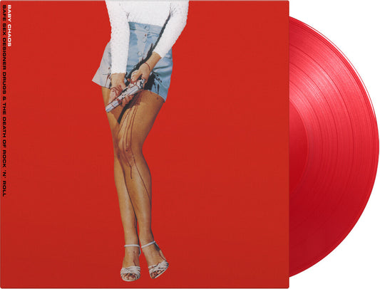 the album cover for Unknown Artist - Safe Sex Designer Drugs & The Death Of Rock N Roll - Limited 180-Gram Red Colored Vinyl