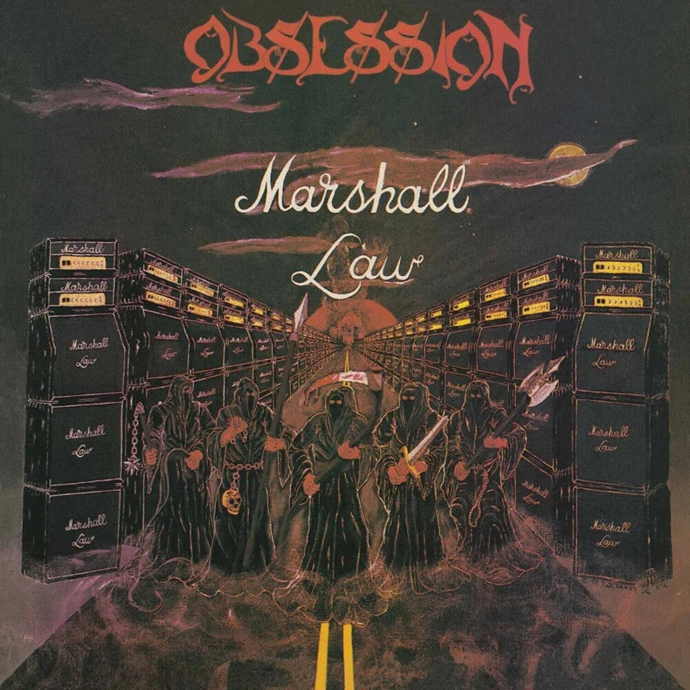 the album cover for Obsession - Marshall Law (Blk)