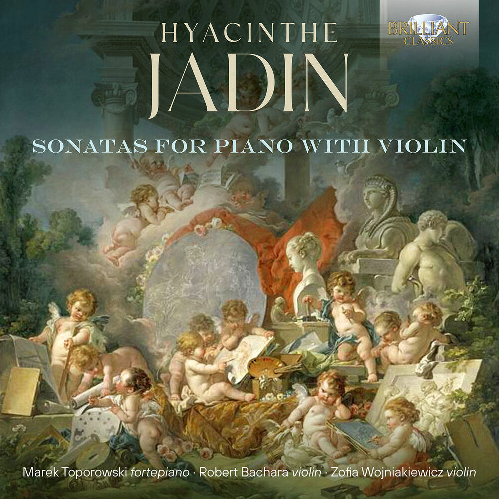 the album cover for Jadin / Toporowski / Bachara - Sonatas For Piano With Violin