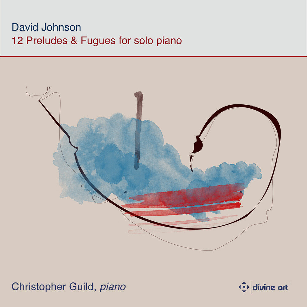 the album cover for Johnson / Guild - 12 Preludes & Fugues For Solo Piano