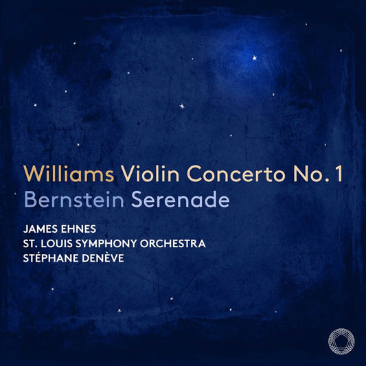 the album cover for Bernstein / Williams / Saint Louis Symphony - Violin Concerto No. 1 Bernstein: Serenade