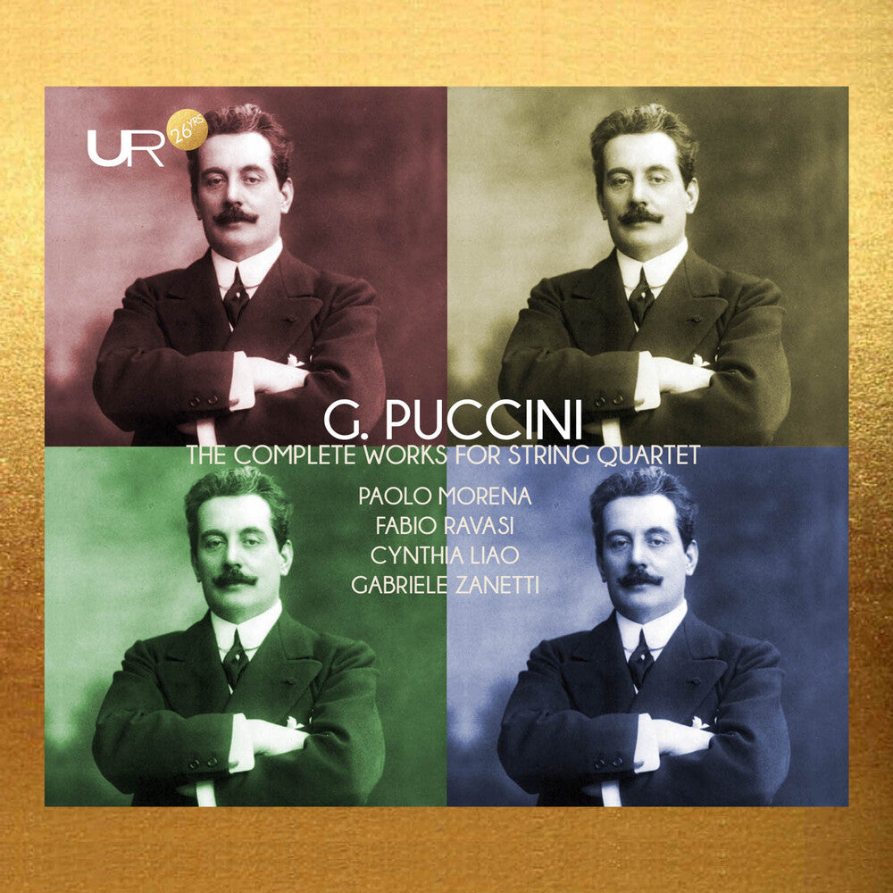 the album cover for Puccini / Morena / Zanetti - Complete Works For String Quartet
