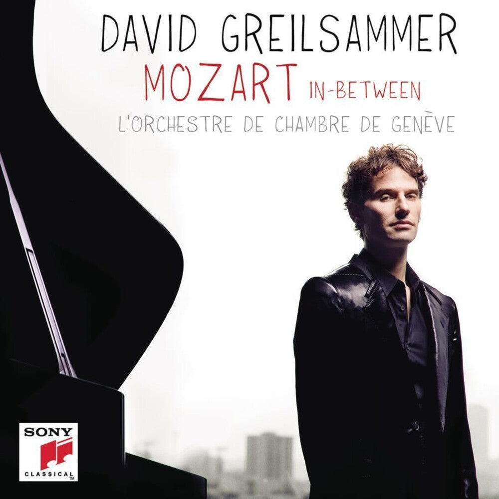 the album cover for David Greilsammer - Mozart In Between