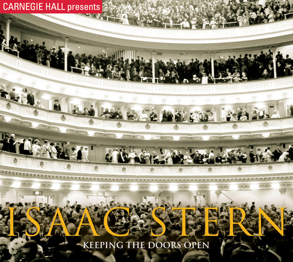 the album cover for Isaac Stern - Keeping The Doors Open