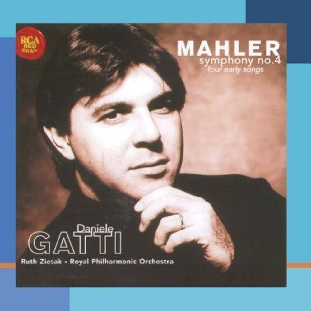 the album cover for Mahler / Gatti / Ziesak / Rpo - Symphony 4 / 4 Early Songs