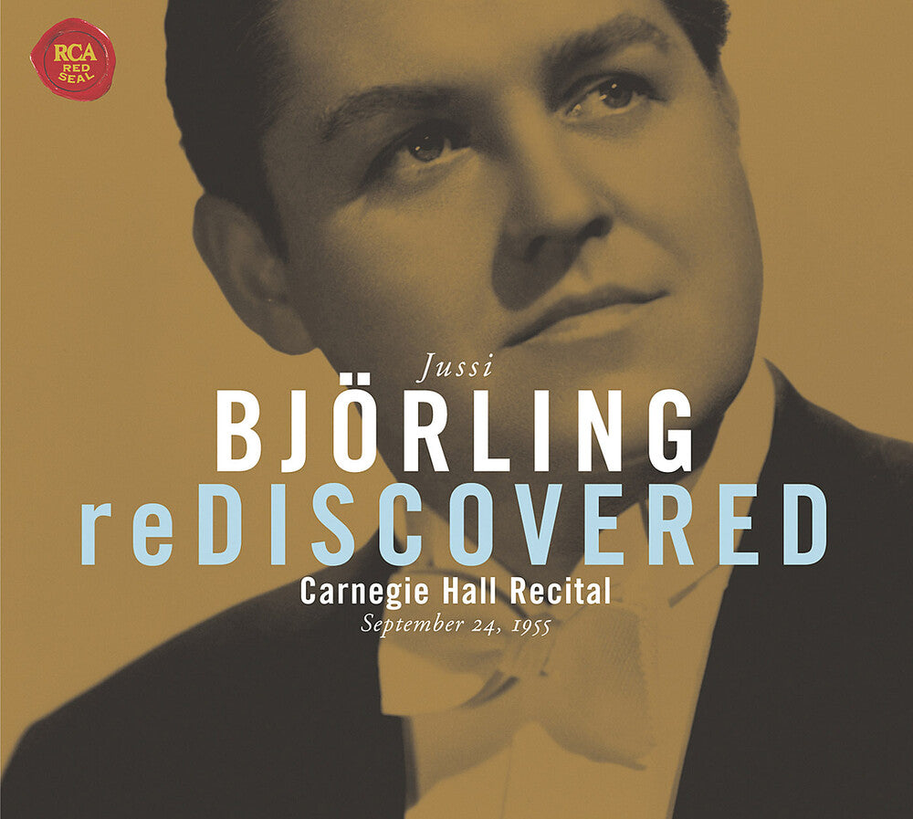the album cover for Jussi BjÃ¶rling - Bjorling Rediscovered [Remastered] [Digipak]