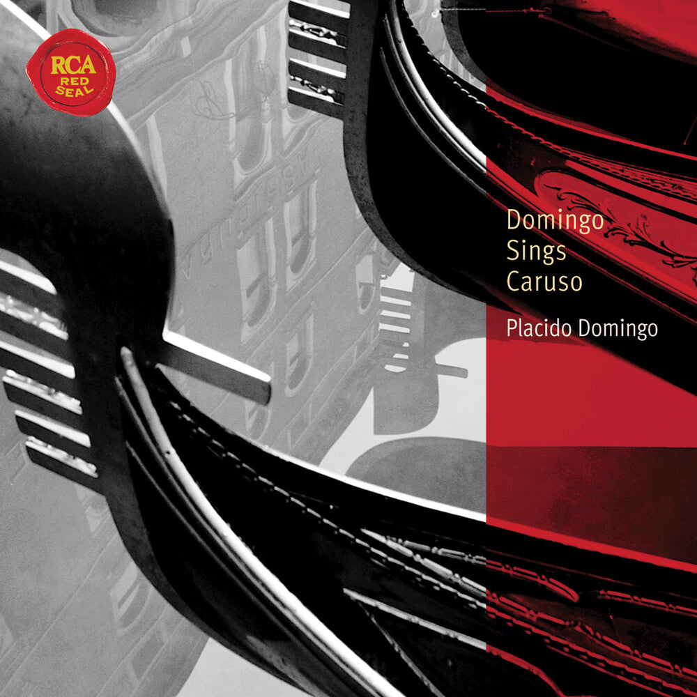 the album cover for PlÃ¡cido Domingo - Domingo Sings Caruso [Remastered]