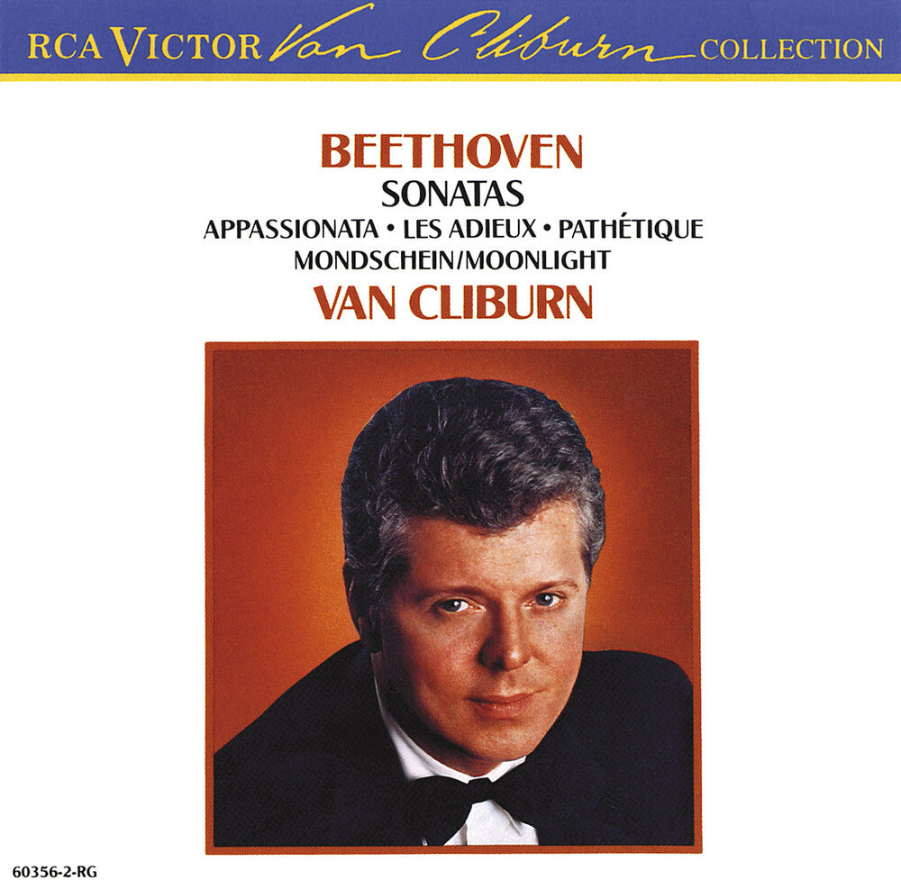 the album cover for Van Cliburn - Piano Sonatas