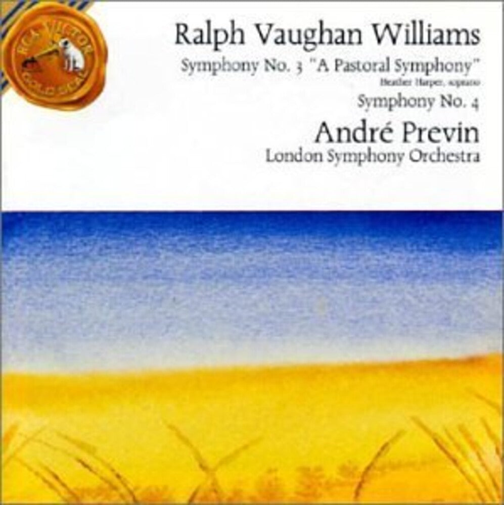 the album cover for R. VAUGHAN WILLIAMS - Symphonies 3 & 4