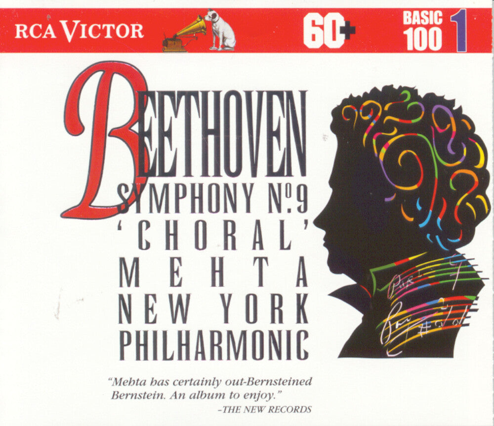the album cover for ZUBIN MEHTA - Symphony 9 " Choral "