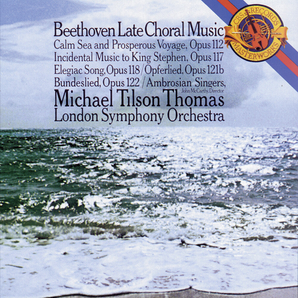 the album cover for Michael Tilson Thomas - Late Choral Music