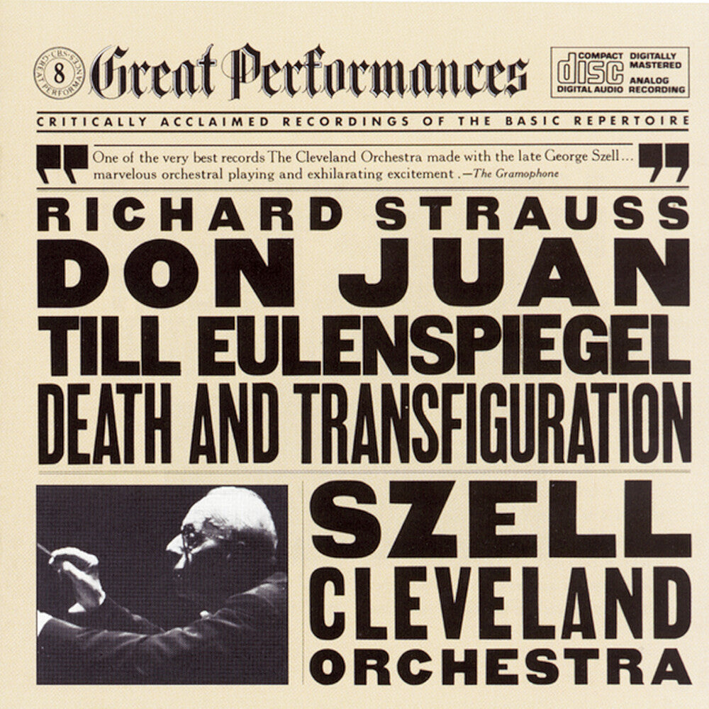 the album cover for George Szell - Don Juan / Death & Transfiguration