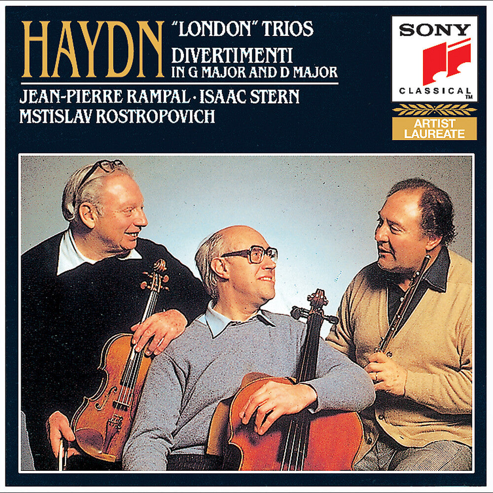 the album cover for Jean-Pierre Rampal - London Trios Nos 1-4 Divertism