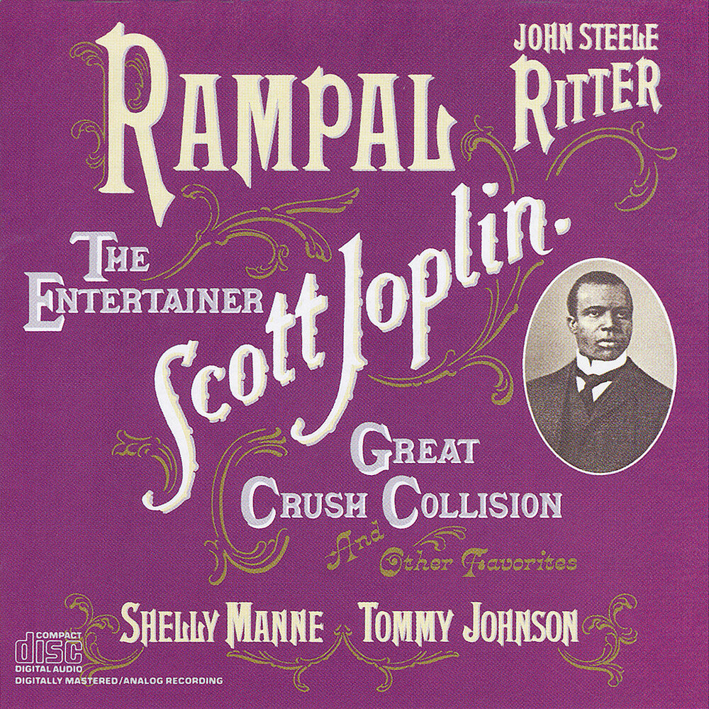 the album cover for Jean-Pierre Rampal - Plays Joplin