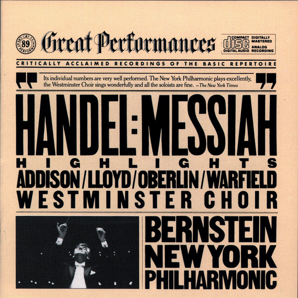 the album cover for Adele Addison - Messiah Hlts