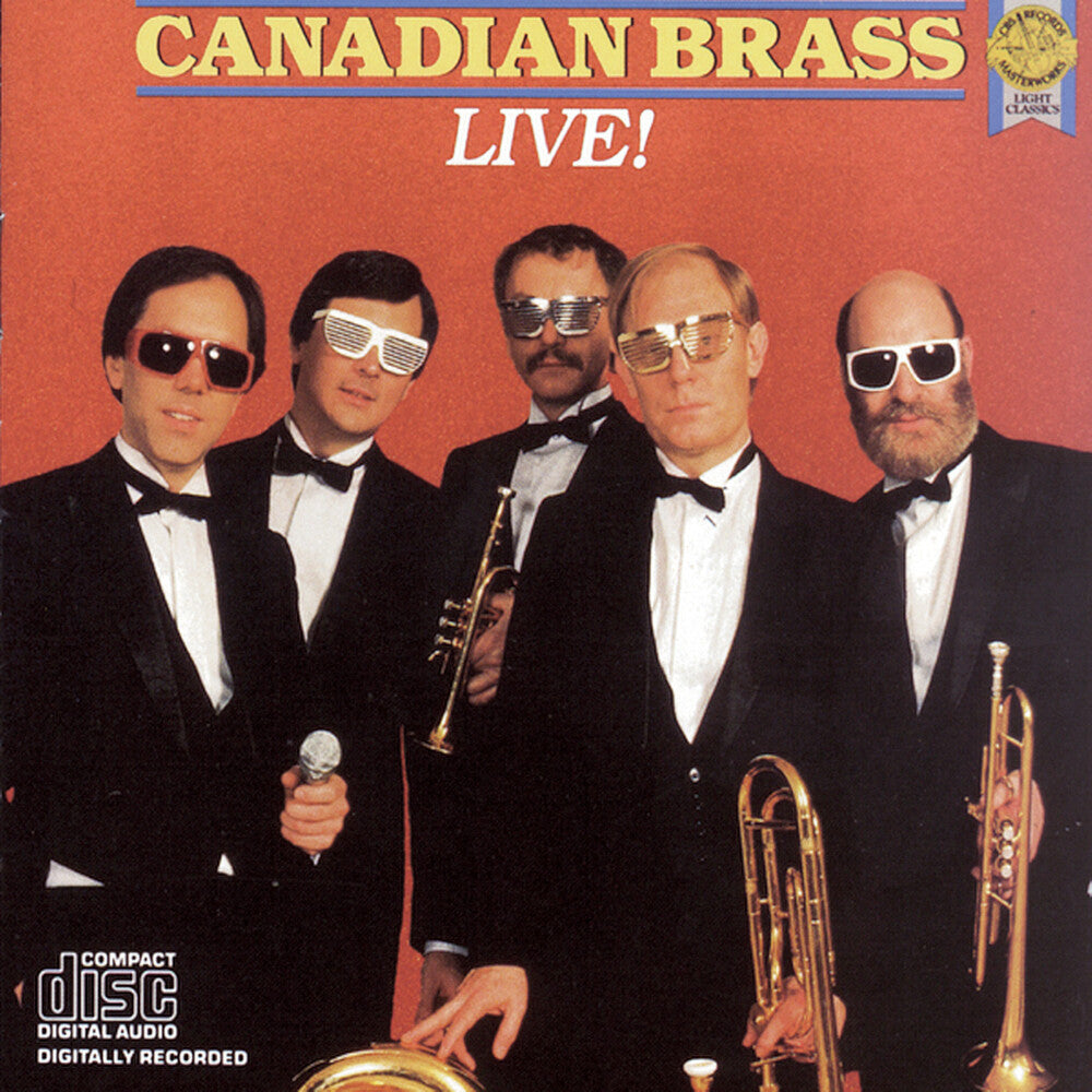the album cover for Canadian Brass - Live