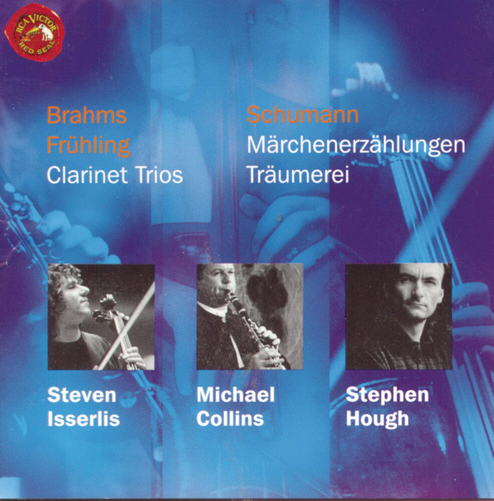 the album cover for Steven Isserlis  / Collins / Hough - Chamber Music Trios