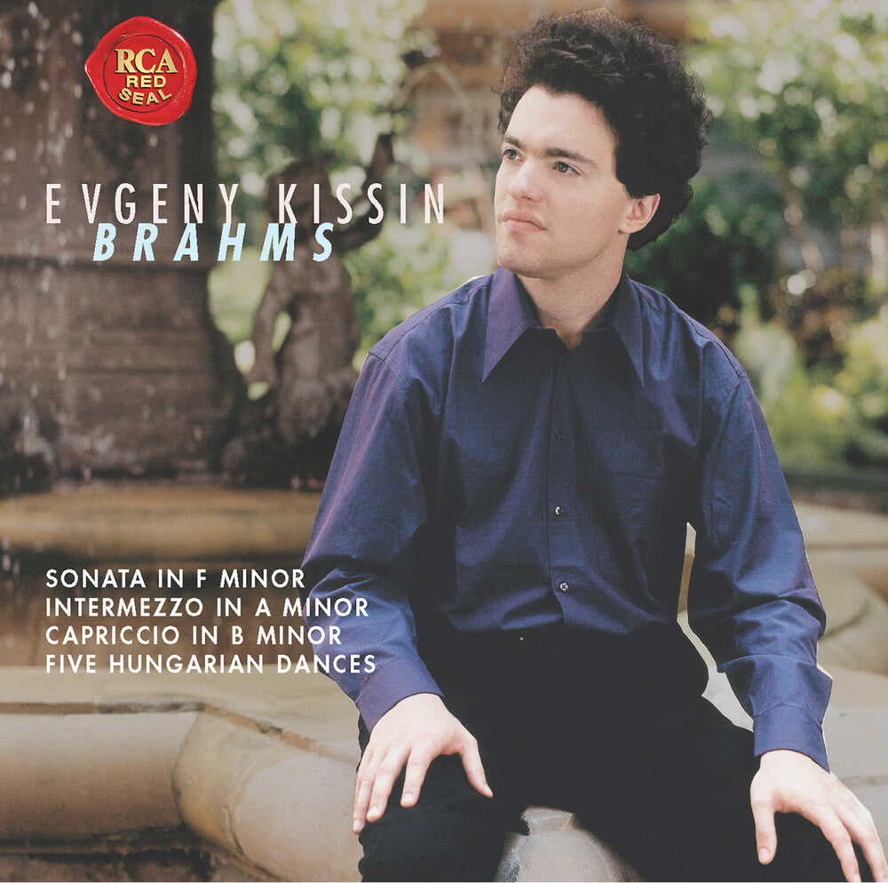 the album cover for Evgeny Kissin - Brahms: Sonata In F Minor