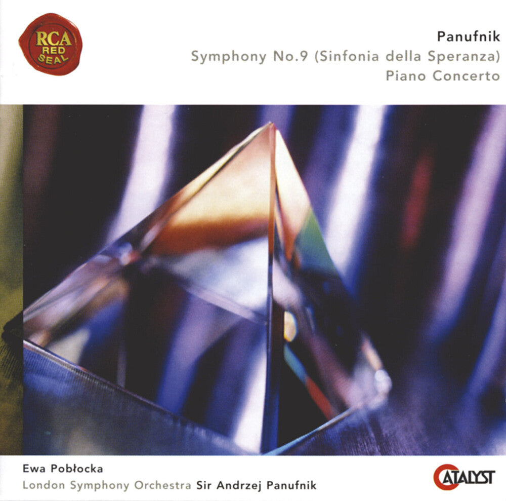 the album cover for Ewa Poblocka - Symphony No 9 / Piano Concerto