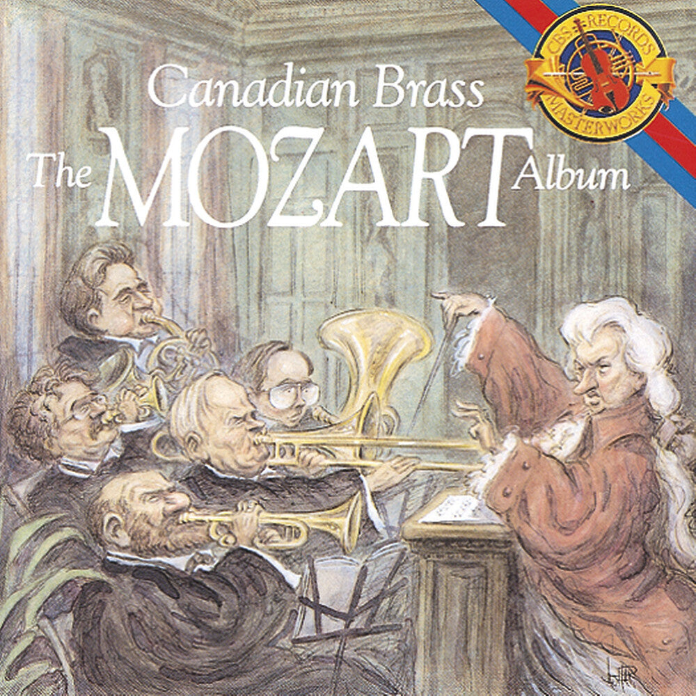 the album cover for Canadian Brass - Mozart Album