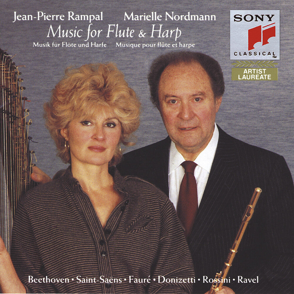 the album cover for Jean-Pierre Rampal - Music For Flute & Harp