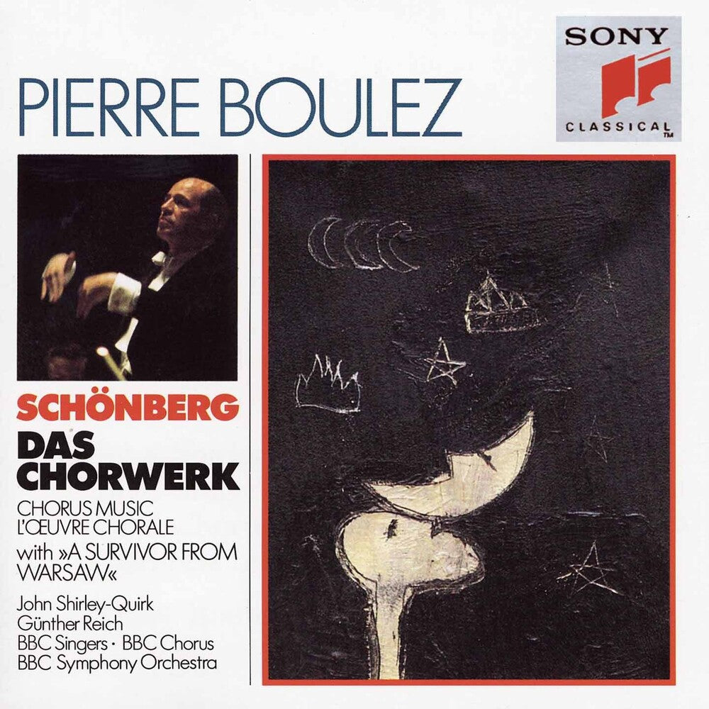 the album cover for Pierre Boulez - Choral Music