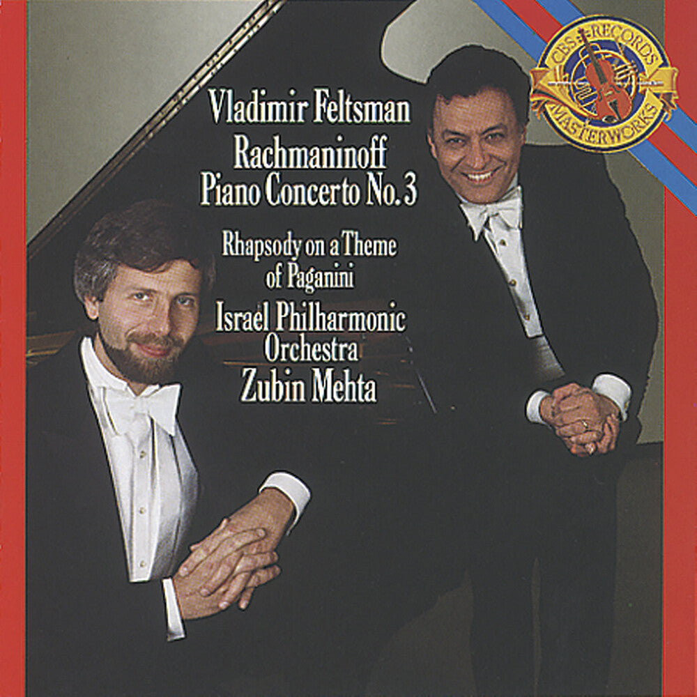 the album cover for Vladimir Feltsman - Piano Concerto 3 / Rhapsody On Theme Of Paganini