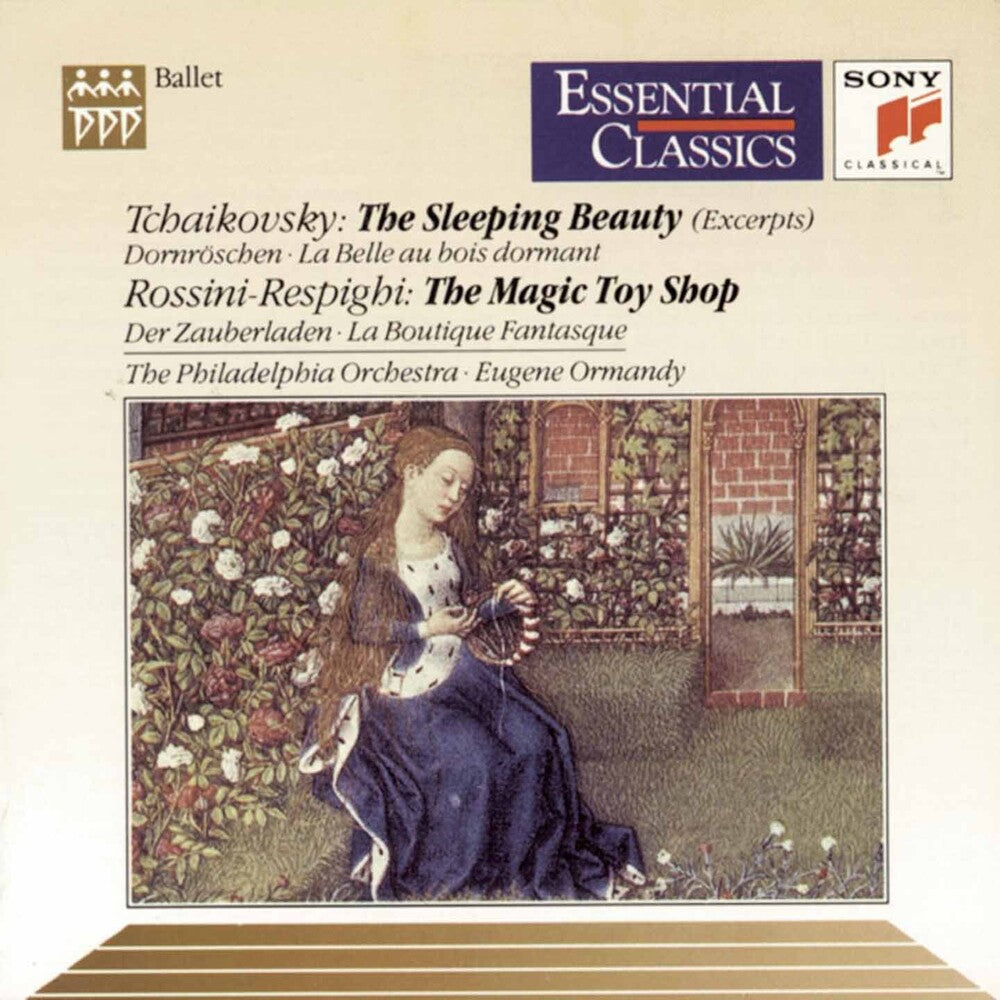 the album cover for S.E. Elgar - Tchaikovsky: Sleeping Beauty - Rossini/Respighi: Boutique