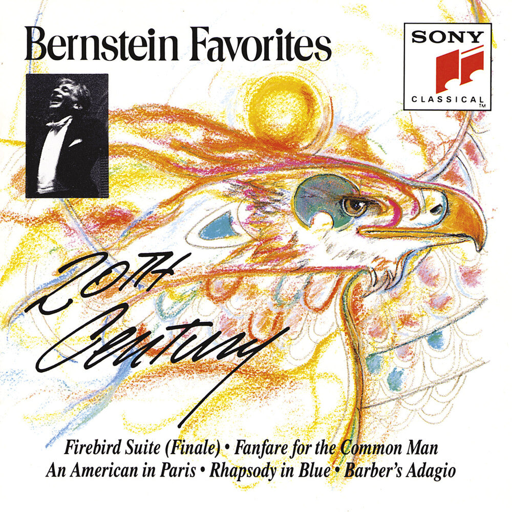 the album cover for Leonard Bernstein - 20th Century