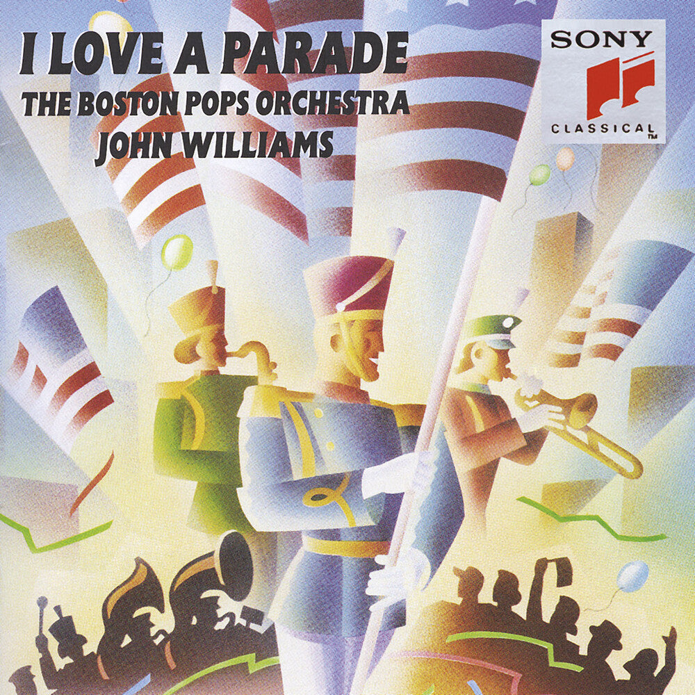 the album cover for John Williams - I Love A Parade