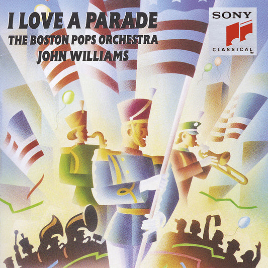 the album cover for John Williams - I Love A Parade