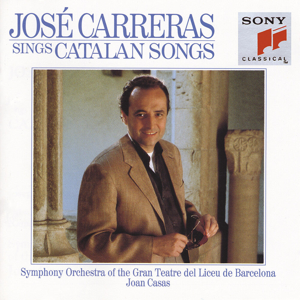 the album cover for Vocals Jose Carreras - Sing Catalan Songs