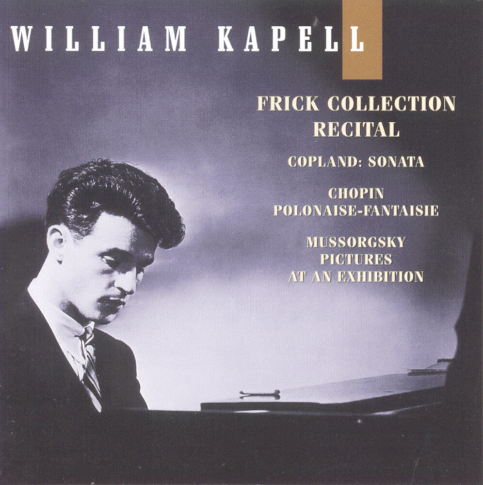 the album cover for WILLIAM KAPELL - Frick Collection Recital