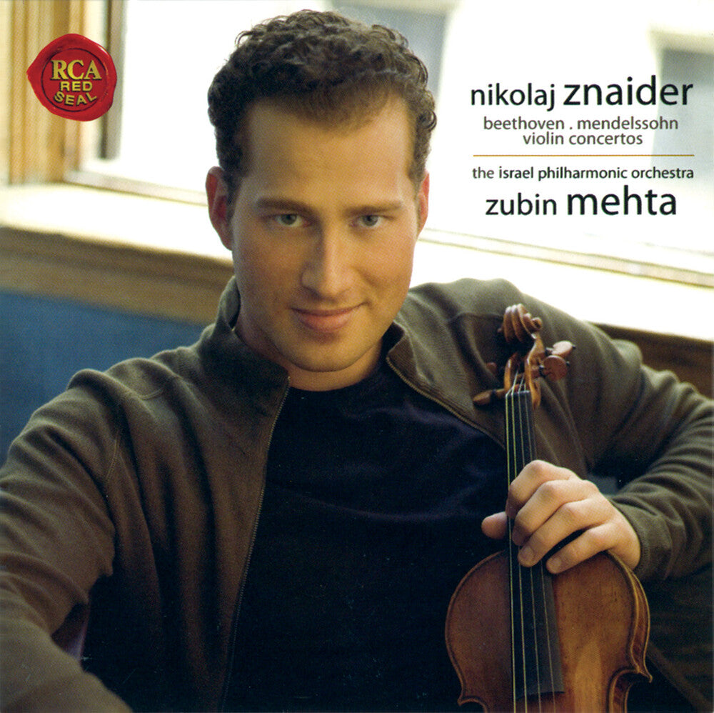 the album cover for Nikolaj Znaider - Violin Concertos