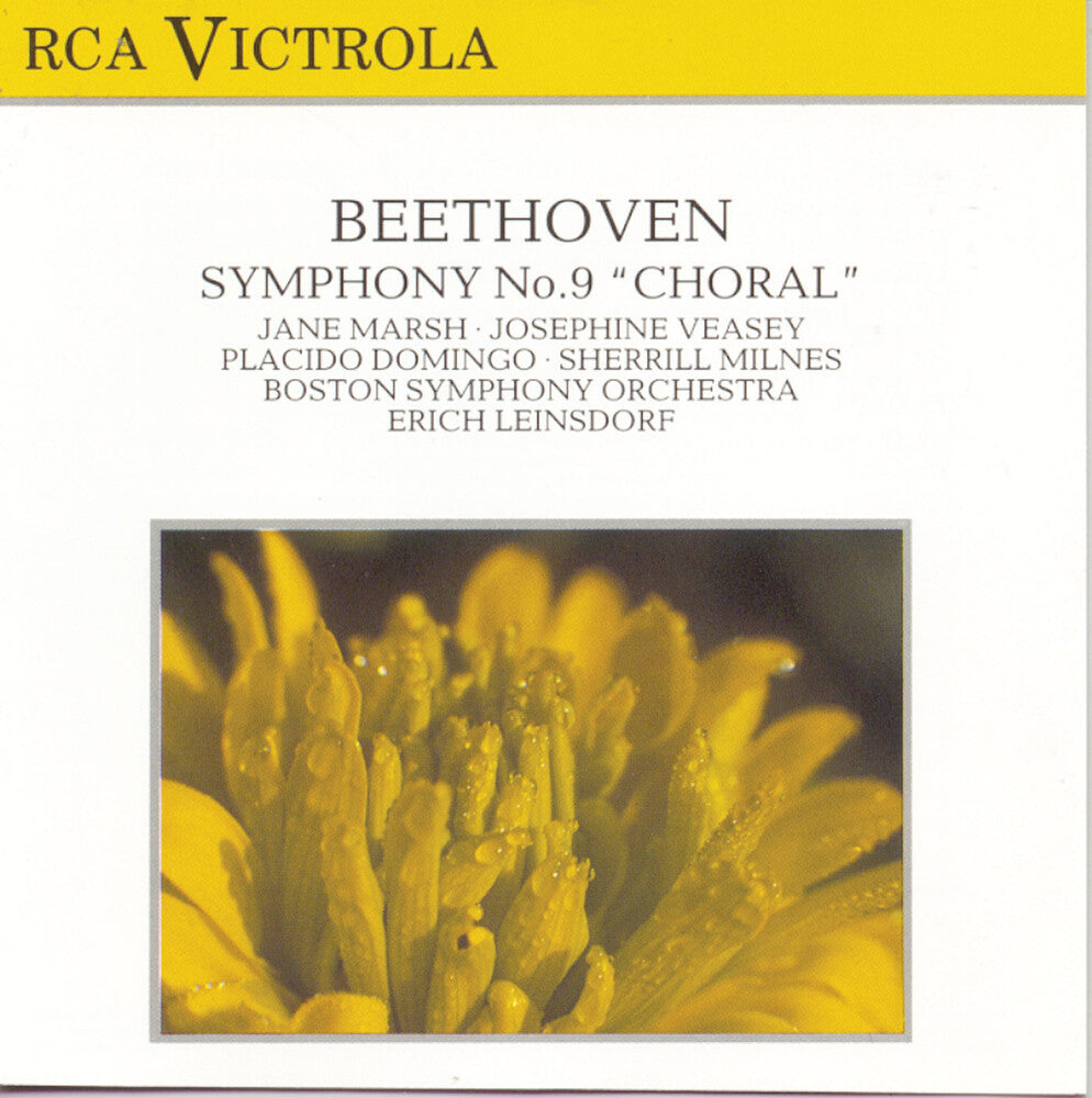 the album cover for Erich Leinsdorf - Sym 9 Choral