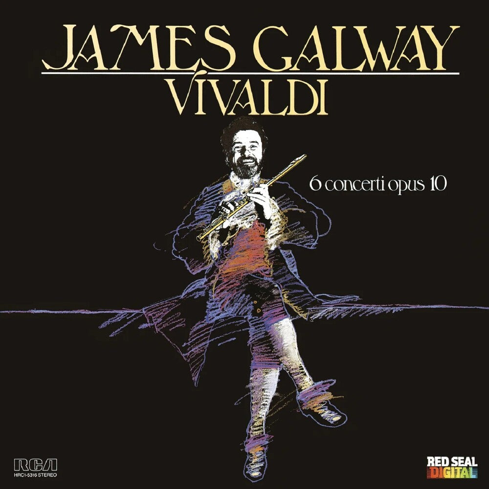 the album cover for Vivaldi / James Galway - 6 Flute Concerti