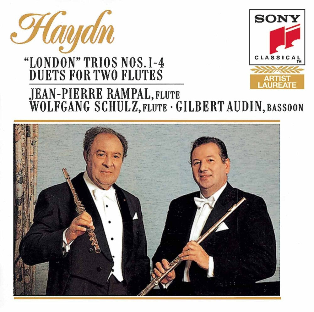 the album cover for Jean-Pierre Rampal - Trios 1-4