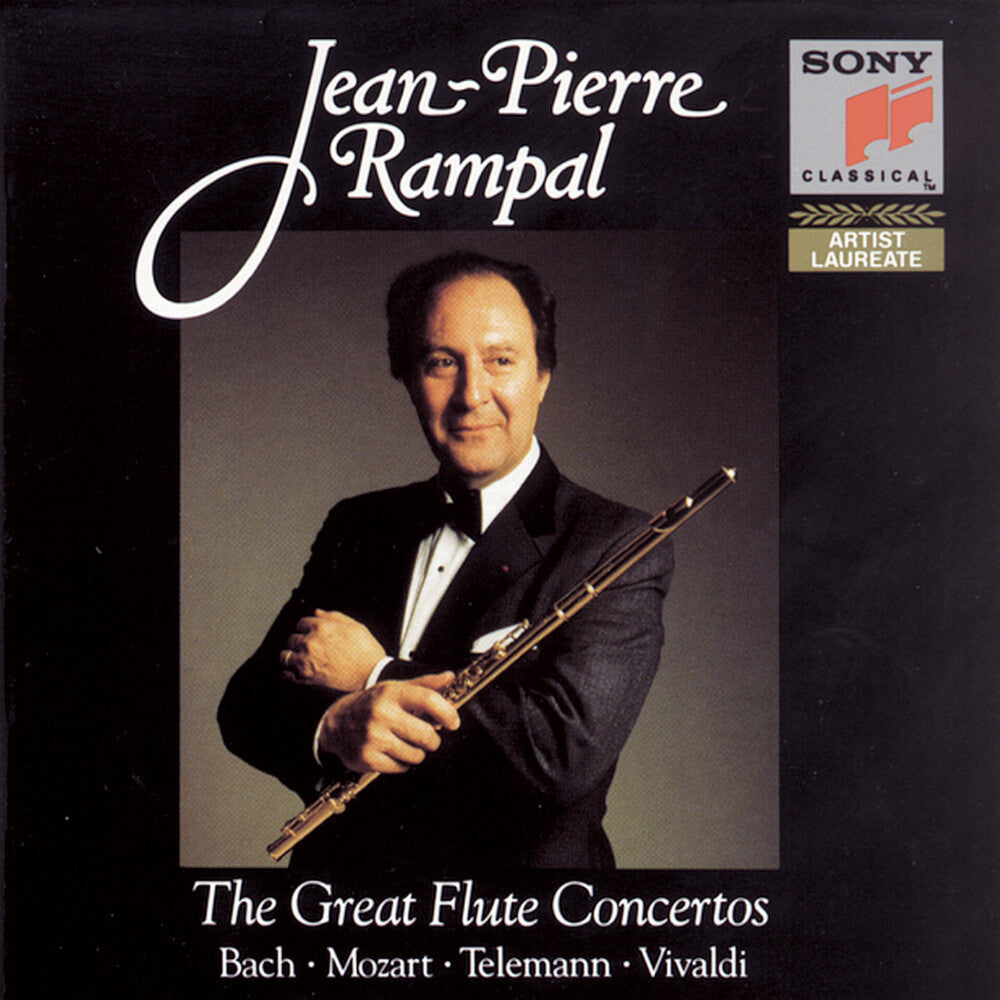 the album cover for Janos Rolla - Great Flute Concertos