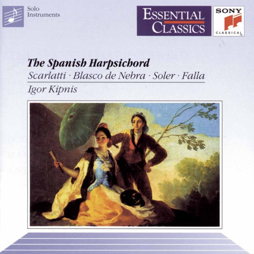 the album cover for IGOR KIPNIS - The Spanish Harpsichord - Igor Kipnis