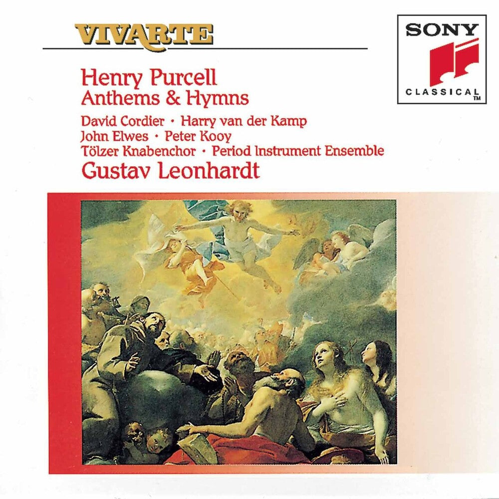 the album cover for GUSTAV LEONHARDT - Anthems & Hymns