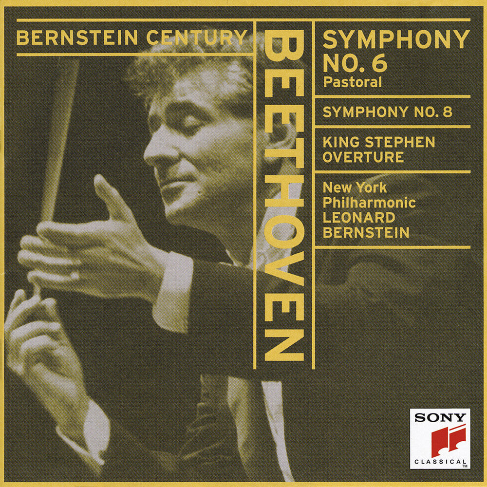 the album cover for Leonard Bernstein - Symphony 6 In F Major / Symphony 8 In F Major