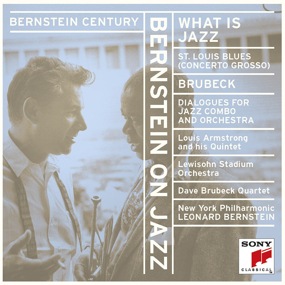 the album cover for Leonard Bernstein - What Is Jazz / Handy / St Louis Blues / Brubeck