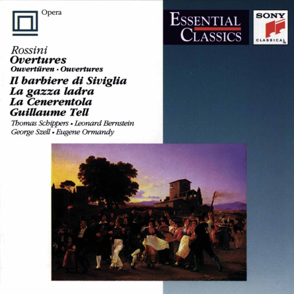 the album cover for Thomas Schippers - Overtures
