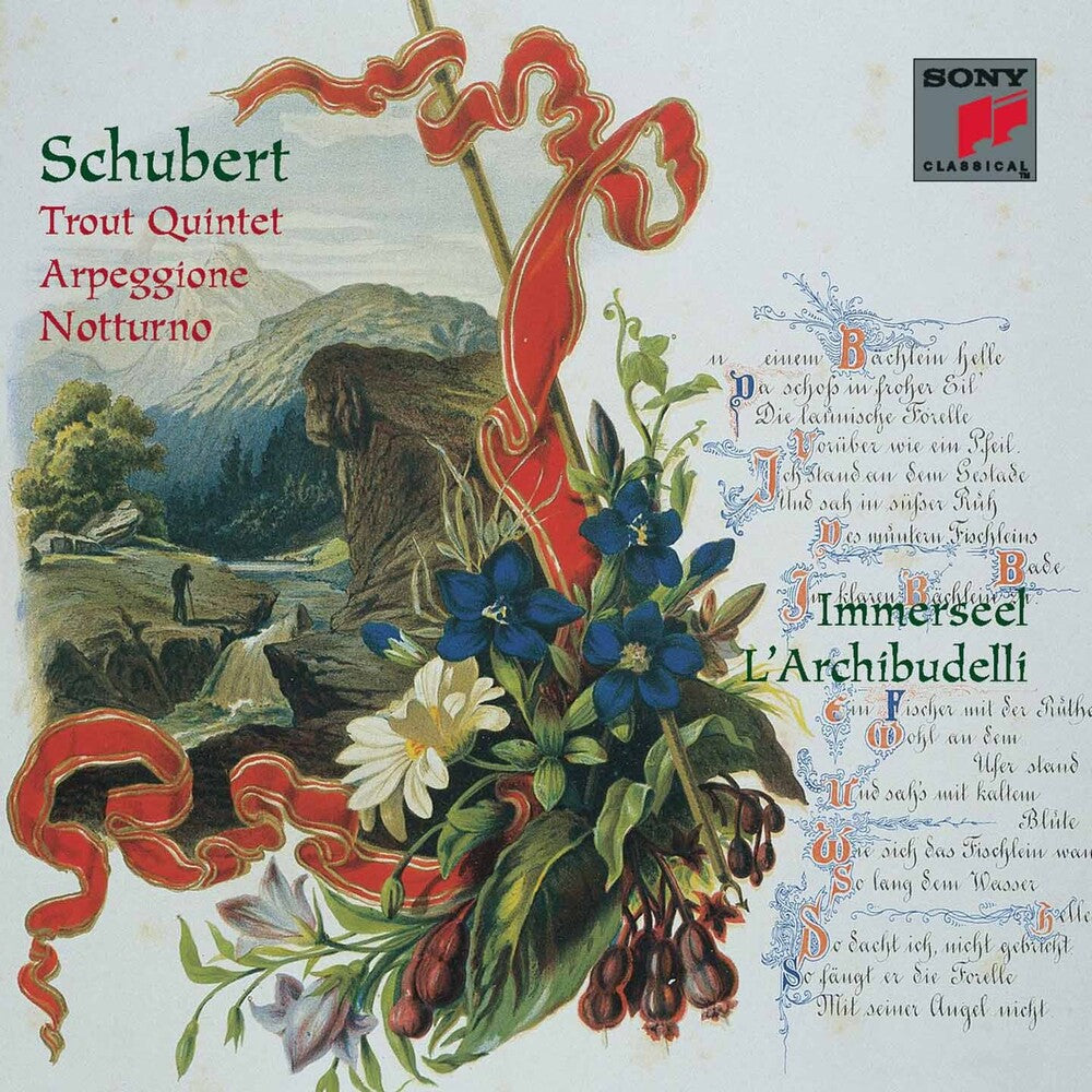 the album cover for Jos Van Immerseel - Trout Quintet / Arpeggione Sonata / Notturno
