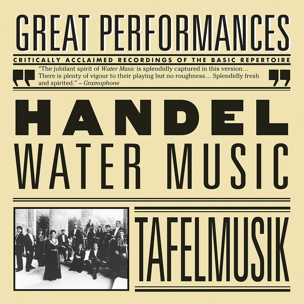 the album cover for G.F. Handel - Water Music / Suite From Il Pastor Fido [Remastered]